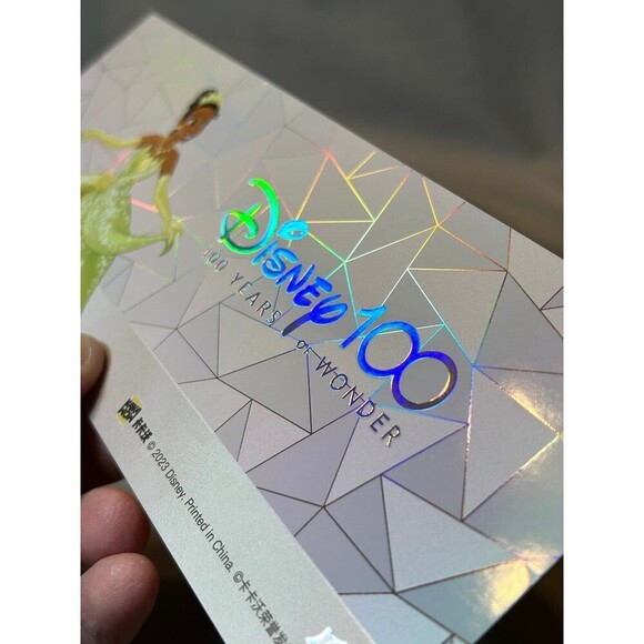 Princess Tiana Disney100 Kakawow Refractor Ticket Jumbo Card Lmt. Edition 2254 - Picture 4 of 6